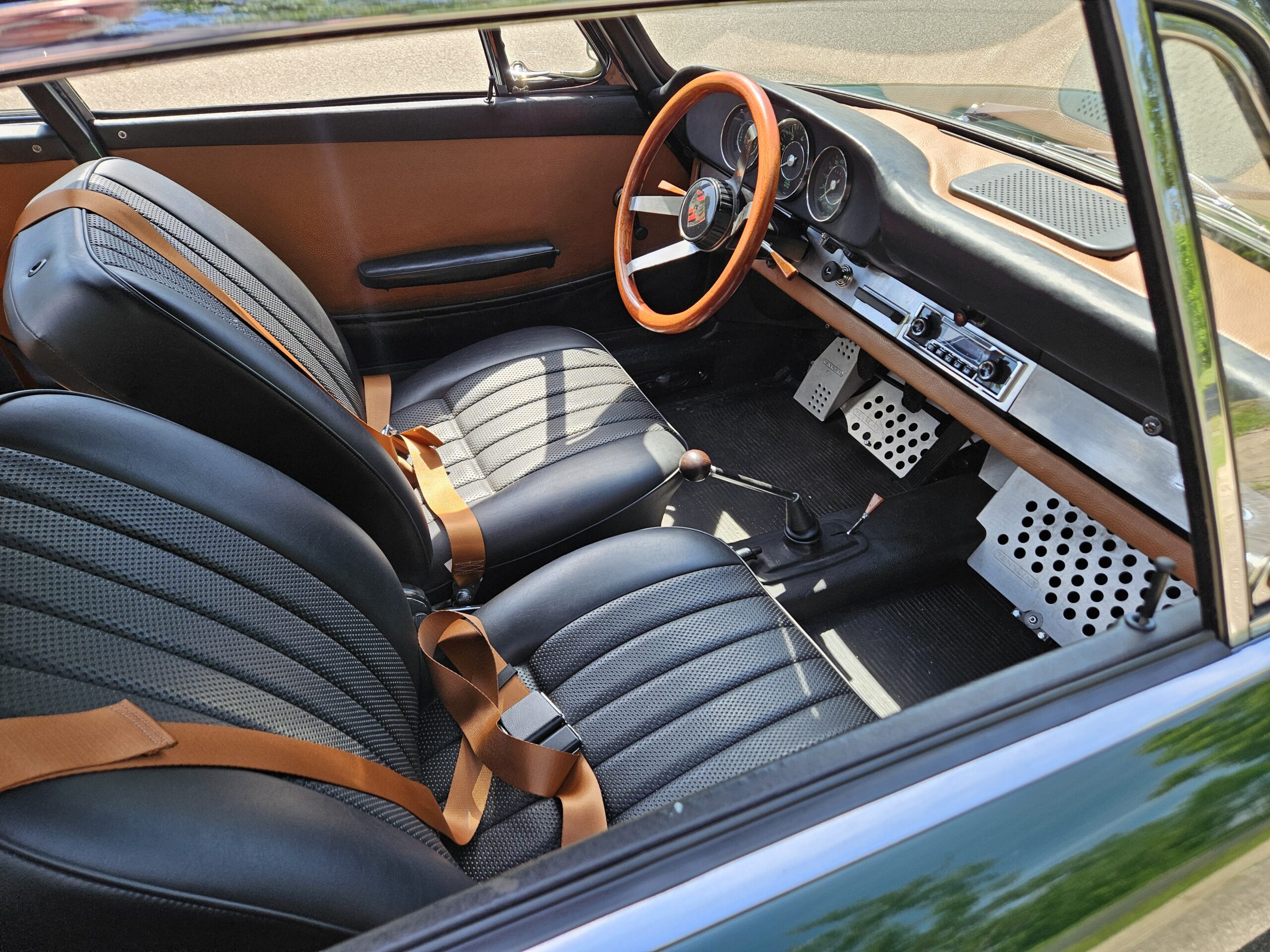 1966 Porsche 912 custom interior.